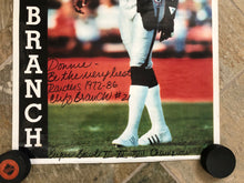 Load image into Gallery viewer, Vintage Oakland Raiders Cliff Branch Autographed Football Poster