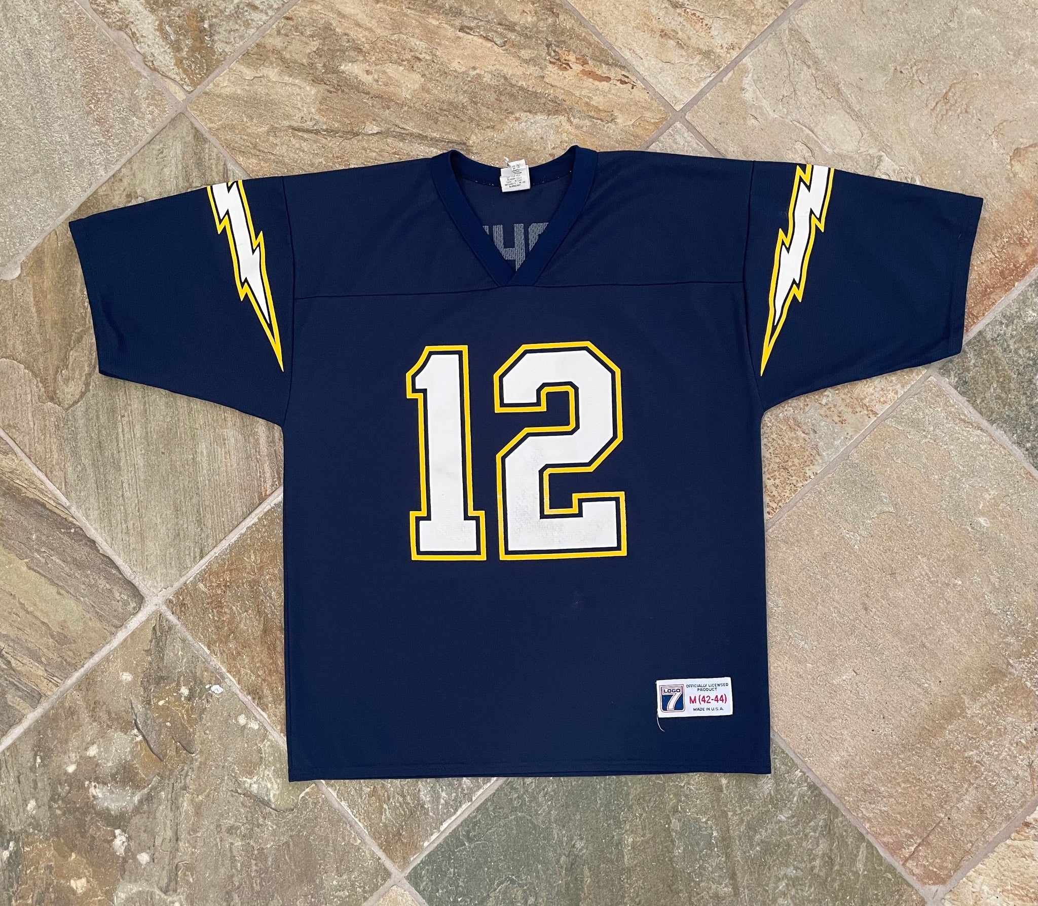 chargers nfl jersey dimensions
