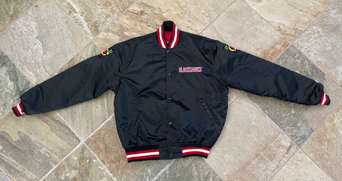 Vintage Chicago Blackhawks Starter Satin Hockey Jacket, Size XL