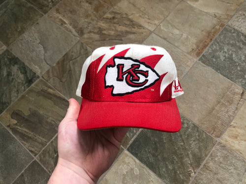 Vintage Kansas City Chiefs Logo Athletic Sharktooth Snapback Football Hat