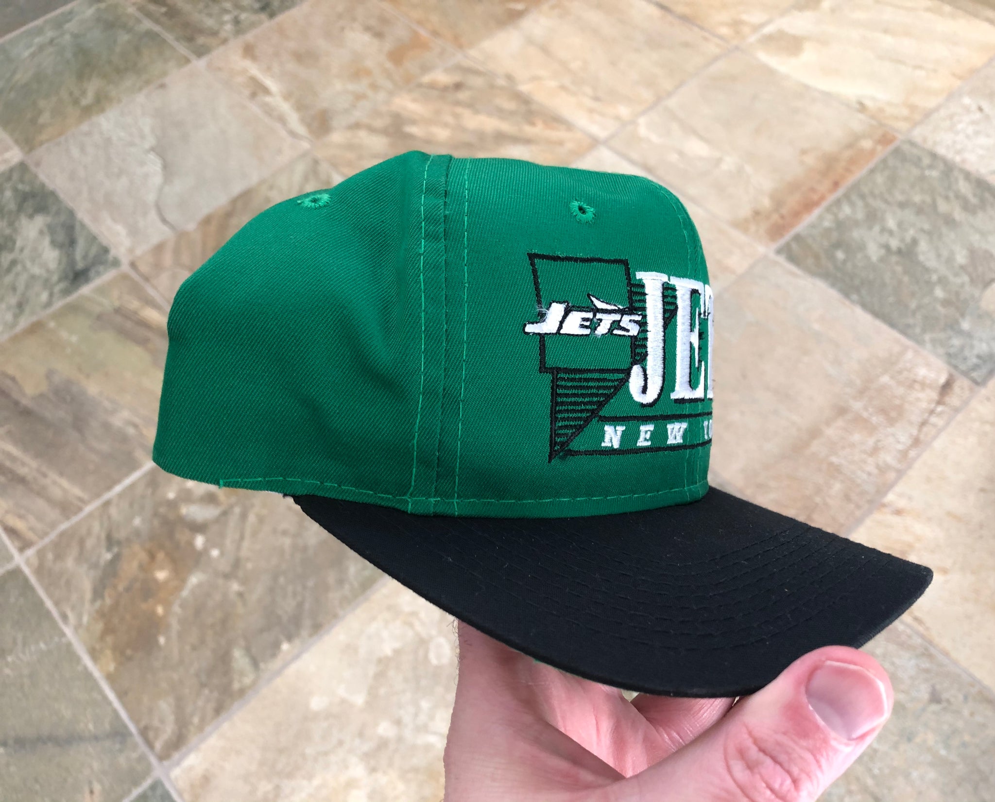 Vintage 90’s New York Jets Trucker Mesh Snapback