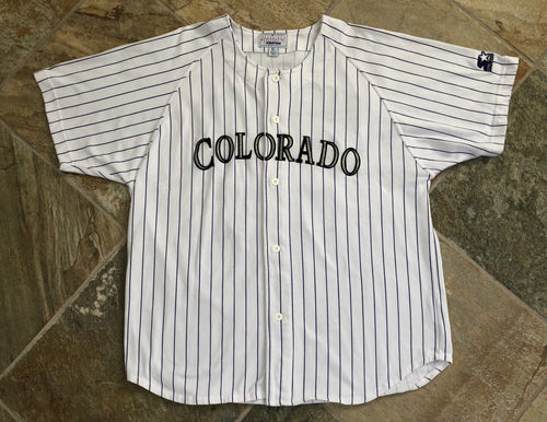 Vintage Colorado Rockies Dante Bichette Starter Baseball Jersey, Size XL