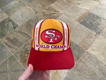 Load image into Gallery viewer, Vintage San Francisco 49ers World Champions Snapback Football Hat