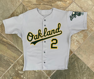 Vintage Oakland Athletics Jose Ortiz Rawlings Game Worn Baseball Jersey, Size Large