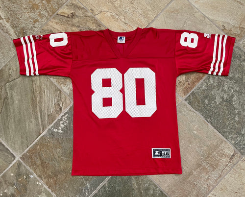 Vintage San Francisco 49ers Jerry Rice Starter Football Jersey, Size 46, Large