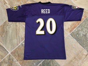 Vintage Baltimore Ravens Ed Reed Reebok Football Jersey, Size Large