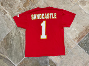 Kansas City Chiefs Leon Sandcastle Reebok Football TShirt, Size Large