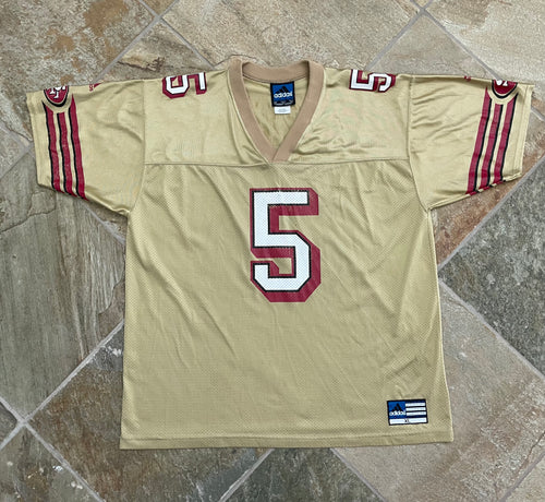 Vintage San Francisco 49ers Jeff Garcia Adidas Football Jersey, Size XL