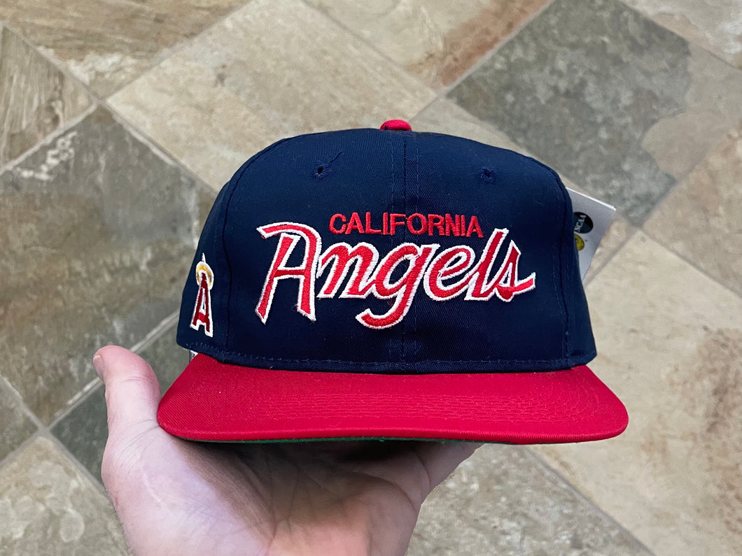 Vintage California Angels Sports Specialties Script Snapback Baseball Hat