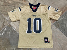 Load image into Gallery viewer, Vintage St. Louis LA Rams Marc Bulger Reebok Football Jersey, Size Youth Medium, 10-12