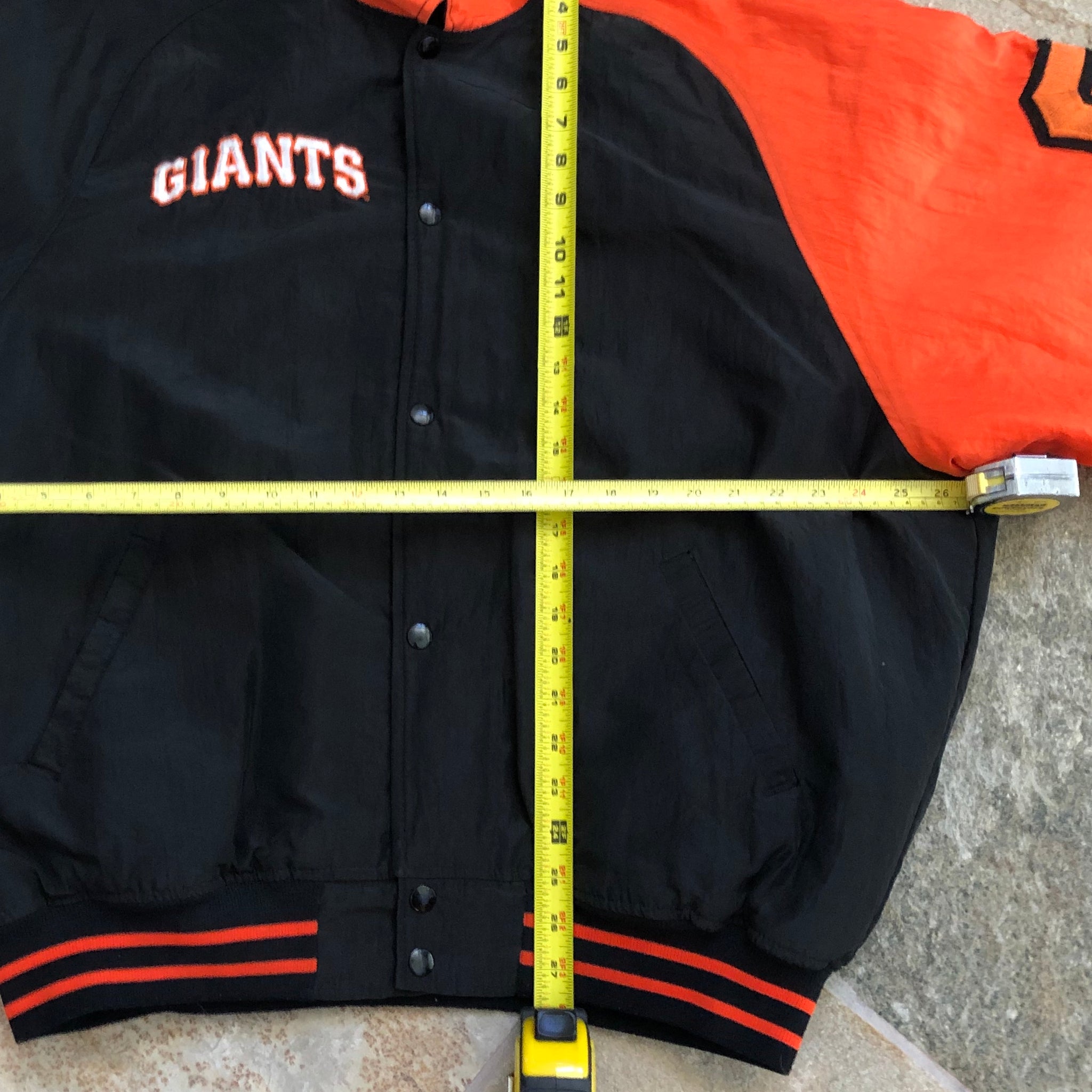 Vintage San Francisco Giants Diamond Starter Jacket SF Satin MLB Baseball L  USA