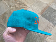 Load image into Gallery viewer, Vintage Miami Dolphins Sports Specialties Script Snapback Football Hat