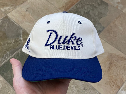 Vintage Duke Blue Devils Sports Specialties Script Snapback College Hat