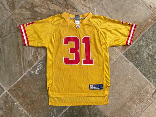 Vintage Kansas City Chiefs Priest Holmes Reebok Football Jersey, Size Youth Large, 12-14