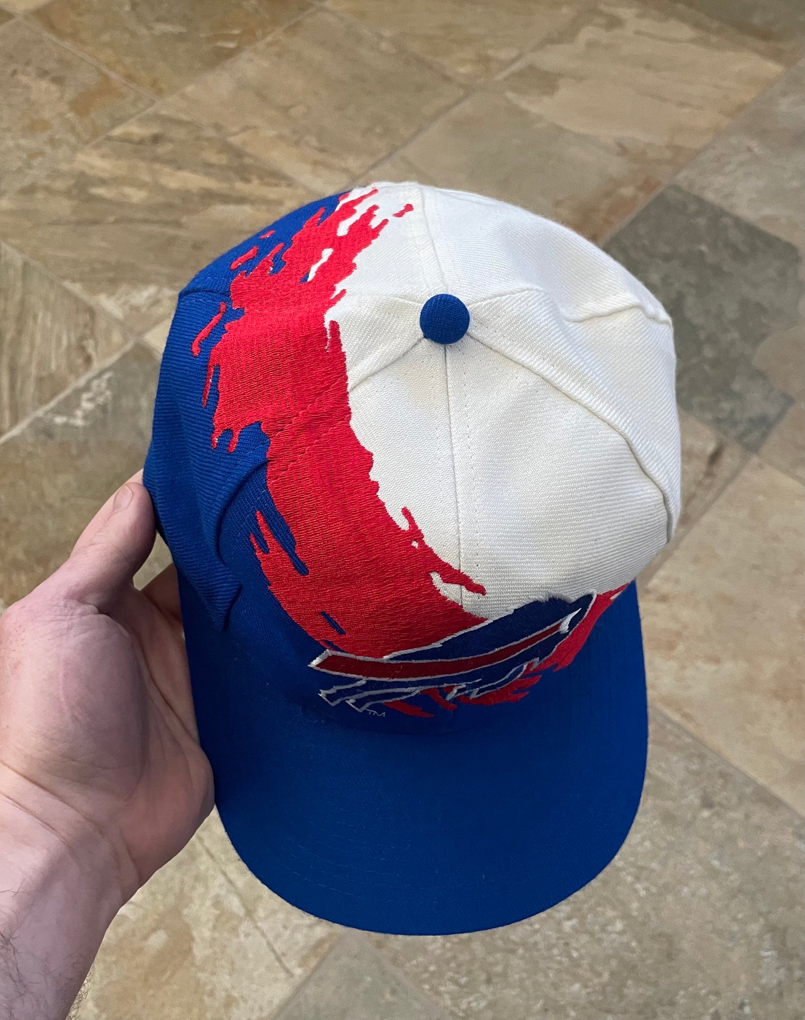 Logo Athletic, Accessories, Vintage Buffalo Bills Hat Cap Hoop Loop Pro  Line Logo Athletic Funky Design 9s