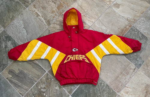 Vintage Kansas City Chiefs Starter Parka Football Jacket, Size Large