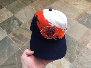 Vintage Chicago Bears Logo Athletic Splash Snapback Football Hat