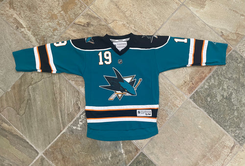 San Jose Sharks Joe Thornton Reebok Hockey Jersey, Size Youth, S/M