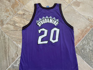 Vintage Toronto Raptors Damon Stoudamire Champion Basketball Jersey, Size 52, XXL