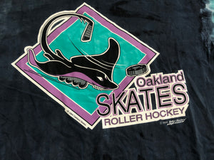 Vintage Oakland Skates RHI Roller Hockey Tshirt, Size Large