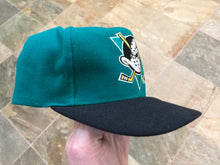 Load image into Gallery viewer, Vintage Anaheim Mighty Ducks Blockhead Snapback Hockey Hat