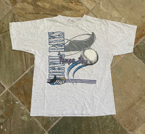 Vintage Tampa Bay Devil Rays Baseball Tshirt, Size Large