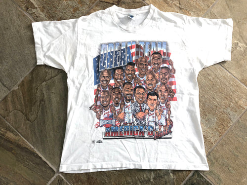 Vintage Dream Team 2 Pro Player Basketball Tshirt, Size XL