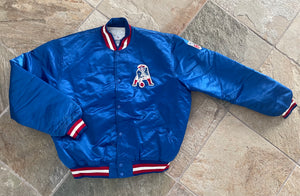 Vintage New England Patriots Starter Satin Football Jacket, Size XL