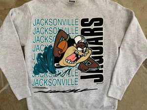 Vintage Jacksonville Jaguars Taz Looney Tunes Football Sweatshirt, Size Medium