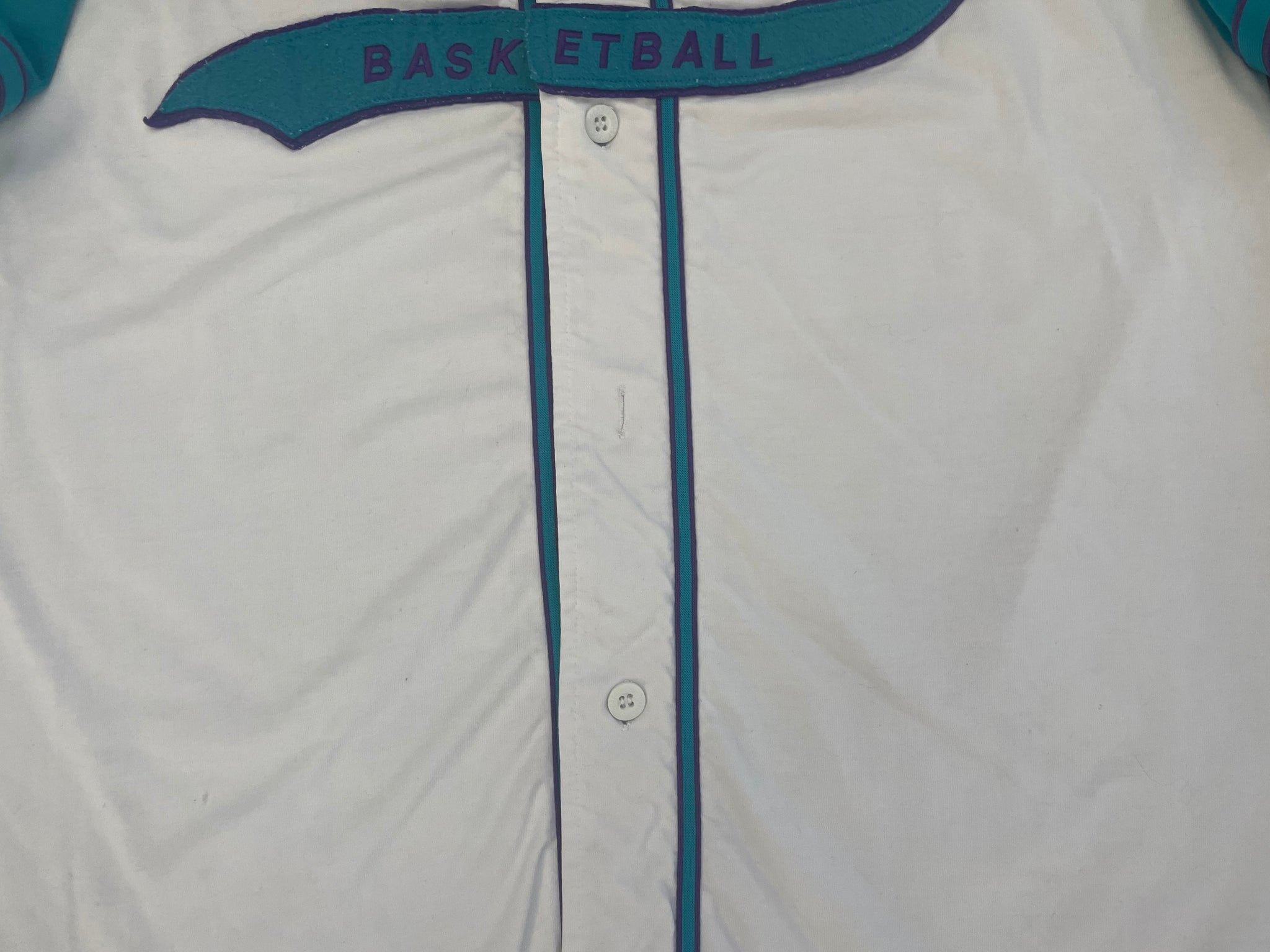 Vintage Charlotte Hornets Starter Script Basketball Jersey, Size