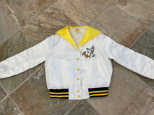 Load image into Gallery viewer, Vintage Iowa Hawkeyes Chalk Line Satin College Jacket, Size 12, Women’s Large