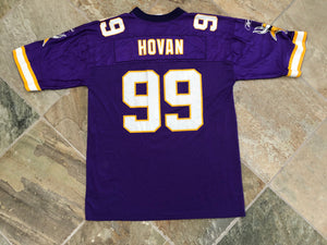 Vintage Minnesota Vikings Chris Hovan Reebok Football Jersey, Size Large