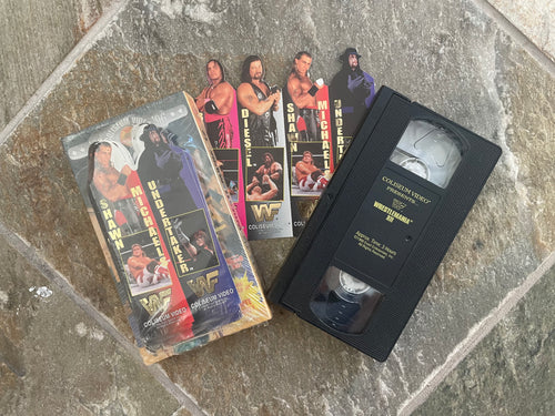 Vintage WWF WWE Wrestlemania 12 XXII Wrestling VHS ###