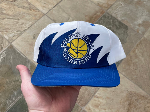 Vintage Golden State Warriors Logo 7 Sharktooth Snapback Basketball Hat