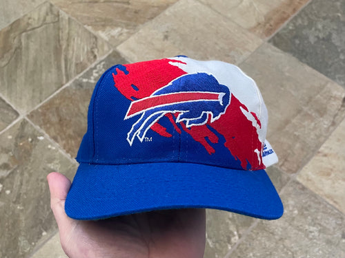 Vintage Buffalo Bills Logo Athletic Splash Snapback Football Hat