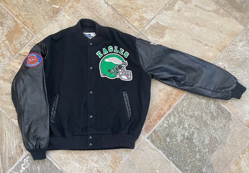 Vintage Philadelphia Eagles Chalk Line Leather Football Jacket, Size XL