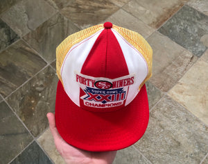 Vintage San Francisco 49ers Super Bowl XXIII AJD Snapback Football Hat