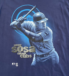 Vintage Chicago Cubs Sammy Sosa Pro Player Baseball Tshirt, Size XL