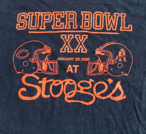 Vintage Super Bowl XX Screen Stars Football Tshirt, Size Adult XL