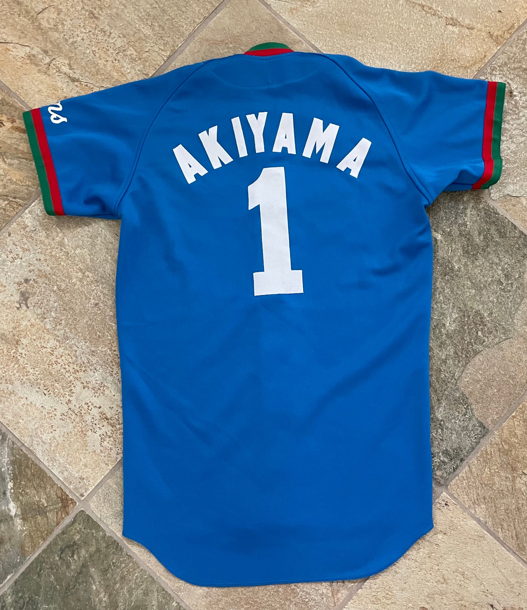 Vintage Seibu Lions Koji Akiyama Nipon Baseball Jersey, Size