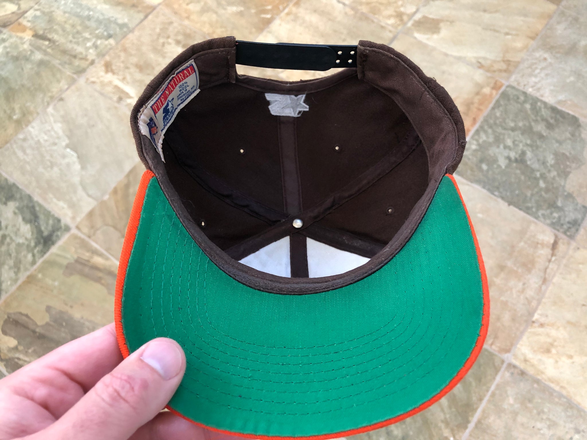 90s cleveland browns snapback - Gem