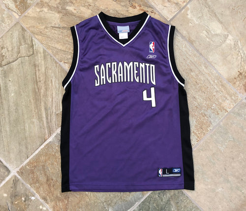 Vintage Sacramento Kings Chris Webber Reebok Basketball Jersey, Size Youth Large, 14-16