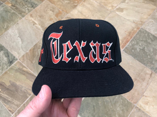 Vintage Texas Longhorns Coliseum Athletics Old English Snapback College Hat