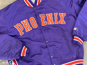 Vintage Phoenix Suns Starter Satin Basketball Jacket, Size Large