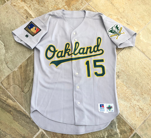 Vintage Oakland Athletics Tommie Reynolds Game Worn, Team Issued Russell Athletic Diamond Collection Baseball Jersey, Size 44, Large