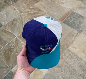 Vintage Charlotte Hornets Drew Pearson Wrap Around Snapback Basketball Hat