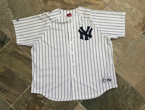 Vintage New York Yankees Jason Giambi Majestic Baseball Jersey, Size XXL
