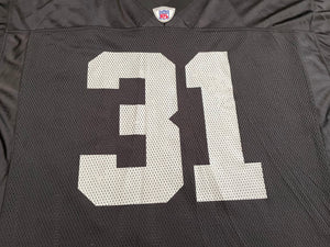 Vintage Oakland Raiders Phillip Buchanon Reebok Football Jersey, Size XL