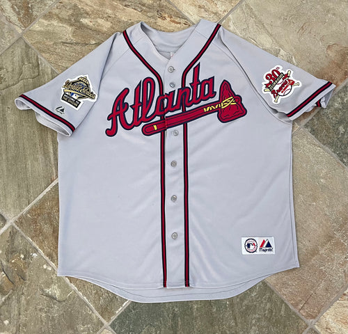 Vintage Atlanta Braves Tom Glavine Majestic Baseball Jersey, Size XXL