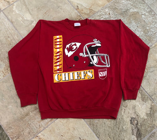 Vintage Kansas City Chiefs Football Sweatshirt, Size XL